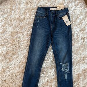 NWT Anthropologie Unpublished Olivia High Rise Skinny - 24 $69-shameless